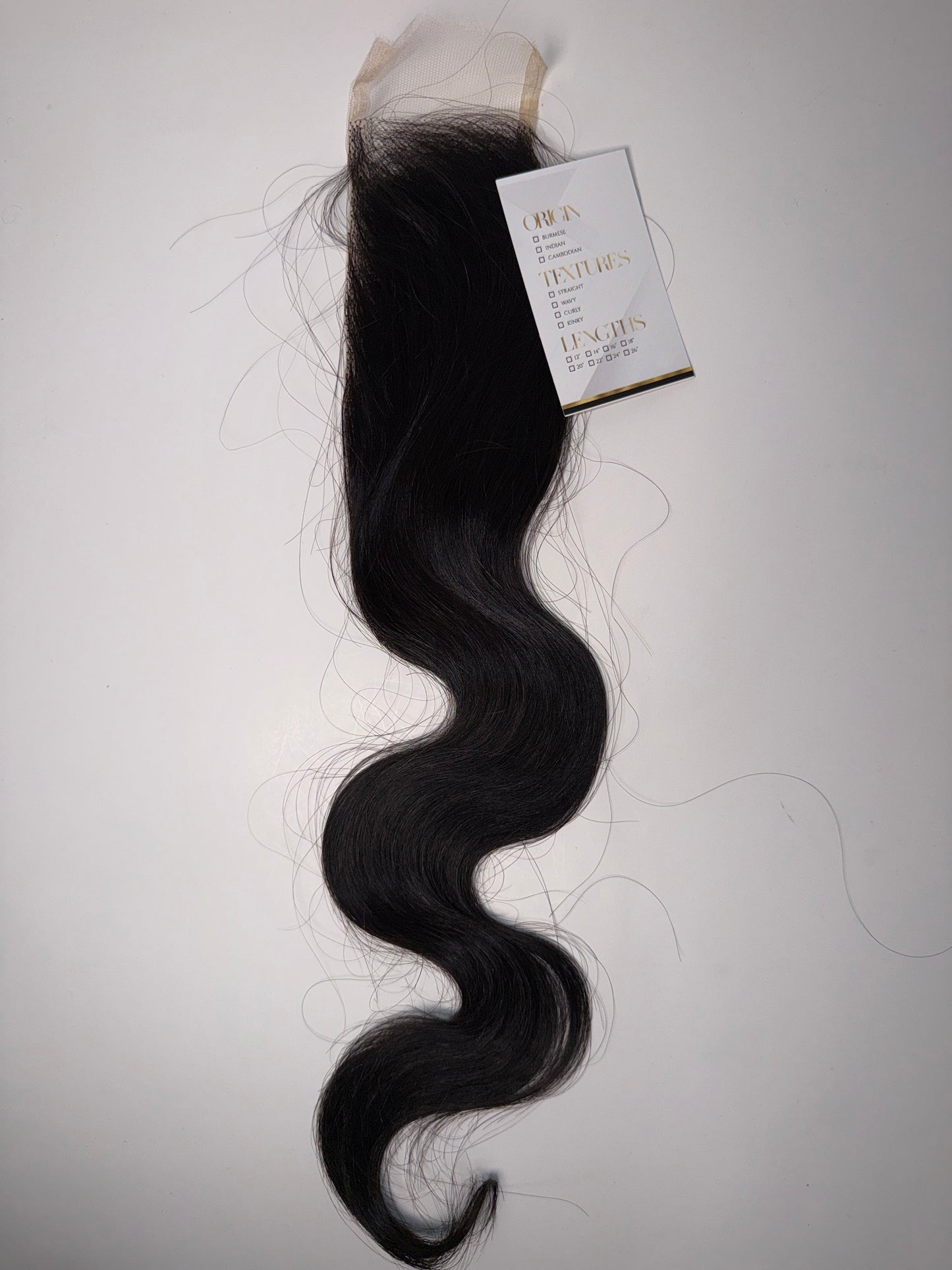 Raw Cambodian HD 2x6 Loose Wave Closure