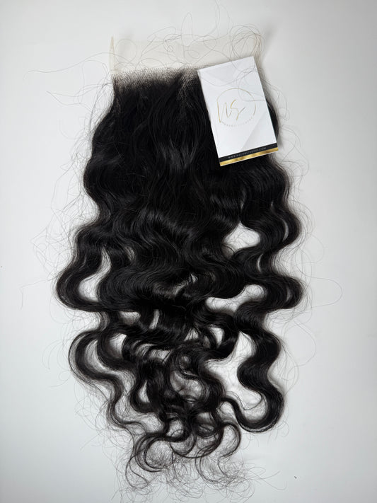 Raw Indian Curly Closure 